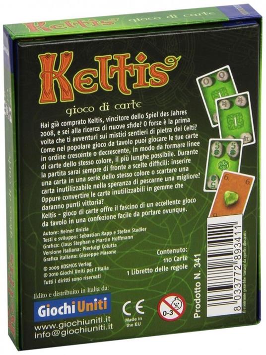 Keltis. Gioco di Carte. Gioco da tavolo - 3