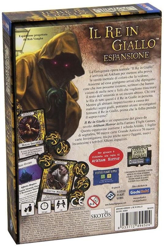 Arkham Horror. Il Re in Giallo Reprit. Gioco da tavolo - 6