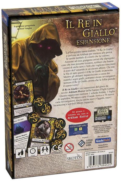 Arkham Horror. Il Re in Giallo Reprit. Gioco da tavolo - 7