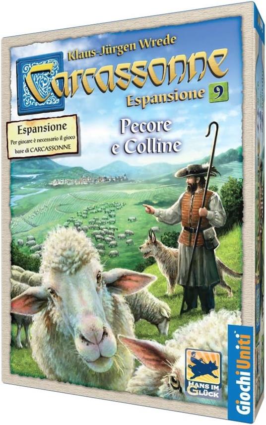 Carcassonne Pecore e Colline. Esp 9. Gioco da tavolo