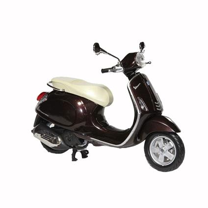 Modellino Moto Vespa Primavera Marrone Die-Cast In Scala 1:12  42143I