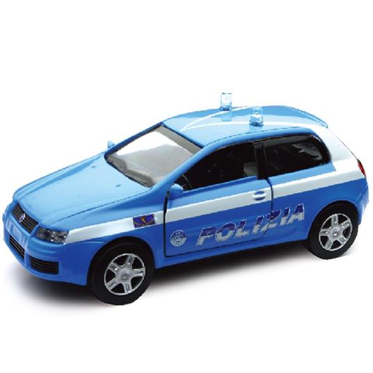 Modellino Auto Della Polizia Fiat Stilo Scala 1:32 Die-Cast Newray