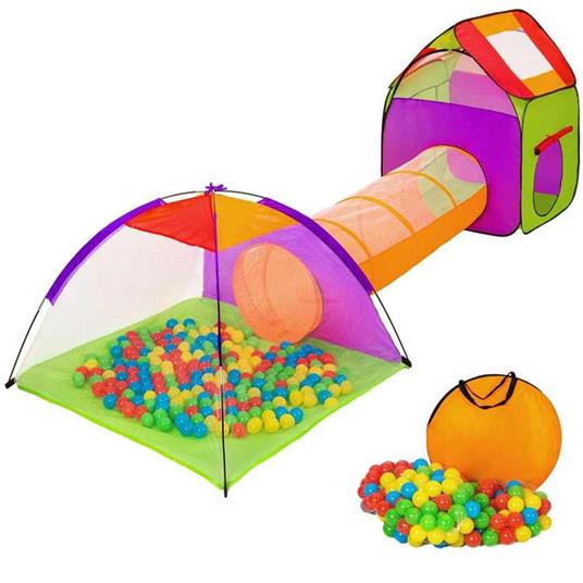 Tenda Igloo Per Bambini Con 200 Palline + Tunnel Pieghevole Giochi  Salvaspazio - Bakaji - Casette - Giocattoli | IBS