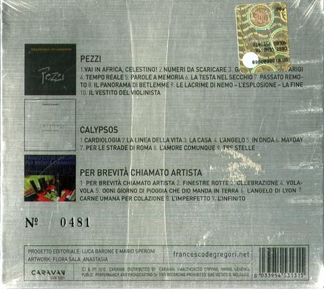 Quello che non so, lo so cantare - CD Audio di Francesco De Gregori - 2