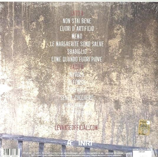 Manuale distruzione (180 gr. Limited Edition) - Vinile LP di Levante - 2