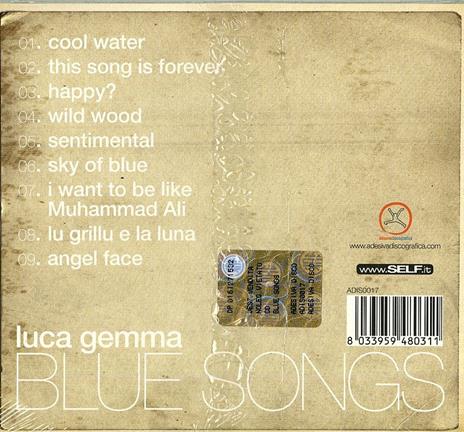 Blue Songs - CD Audio di Luca Gemma - 2