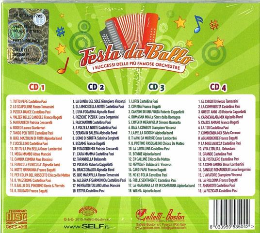 Festa da ballo. I successi delle più famose orchestre - CD Audio - 2