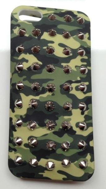 Custodia Spike Camo iPhone5 con borchie in Nickel