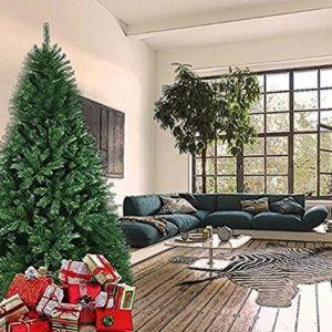 Albero Di Natale 180 Cm Pino Cuore D'Oro Verde Folto 605 Rami Base A Croce - 4