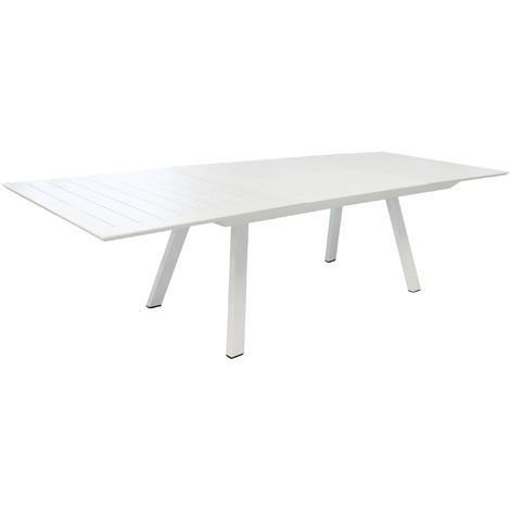 SPLENDOR - set tavolo da giardino allungabile 200/300x110 compreso di 10 poltrone in alluminio - 2