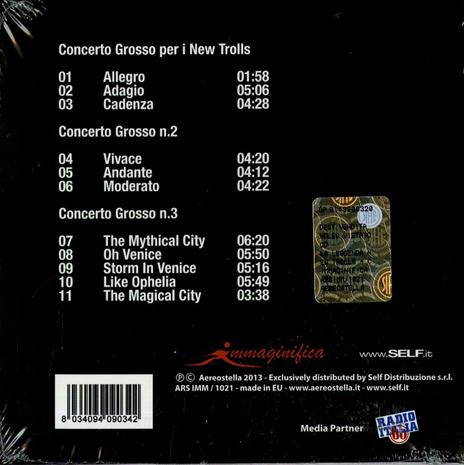 Concerto grosso n.1, n.2, n.3 - La Leggenda New Trolls - CD | IBS