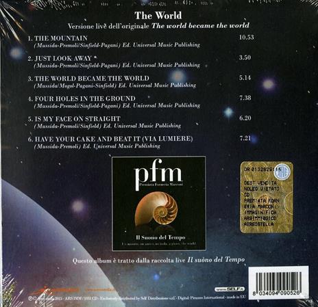 The World - CD Audio di Premiata Forneria Marconi - 2