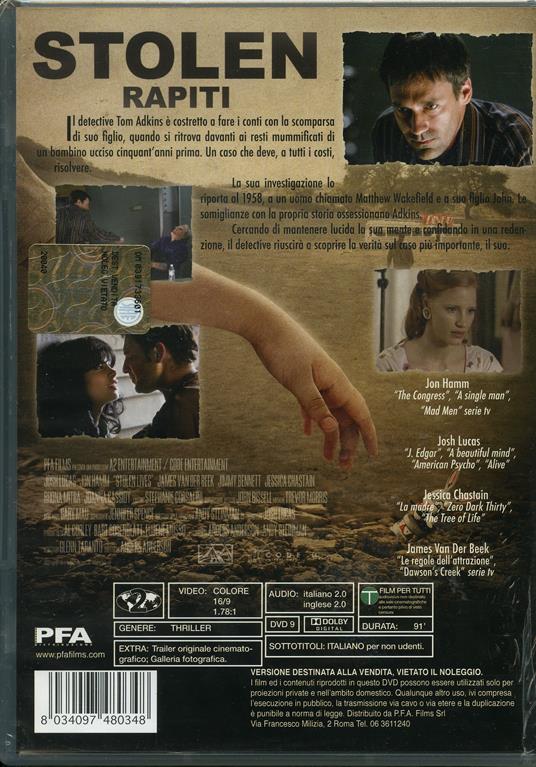Stolen. Rapiti di Anders Anderson - DVD - 2