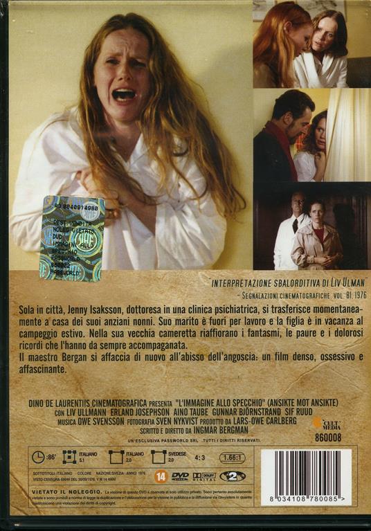 L' immagine allo specchio - DVD - Film di Ingmar Bergman Drammatico | IBS