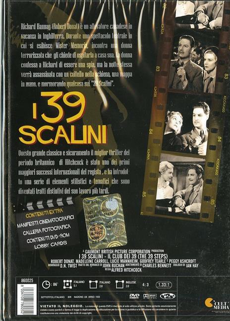 The Thirty-Nine Steps. I 39 scalini di Alfred Hitchcock - DVD - 2