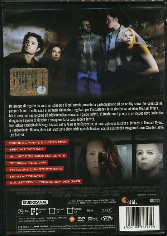 Halloween. La resurrezione di Rick Rosenthal - DVD - 2