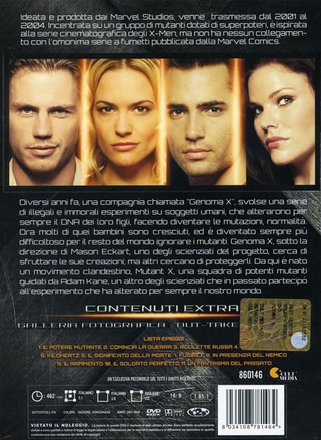 Mutant X. Stagione 1. Vol. 1 di Jonathan Hackett,Alan Goluboff,Bill Corcoran - DVD - 2