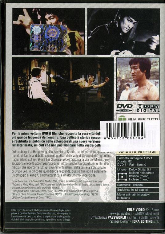 Bruce Lee supercampione - DVD - Film di Ng Se Yuen Avventura | IBS
