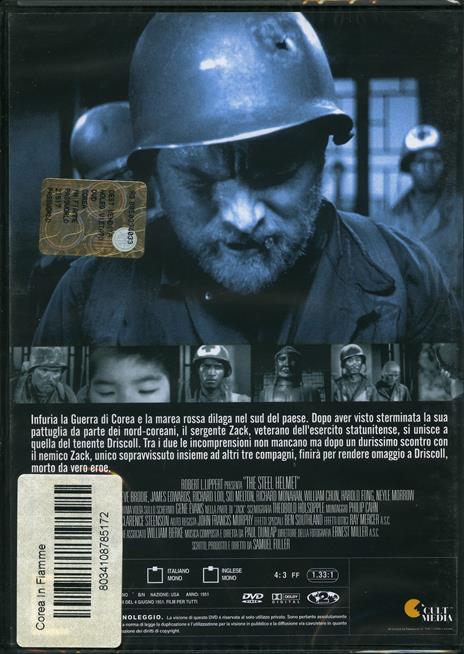 Corea in fiamme di Samuel Fuller - DVD - 2