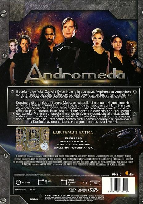 Andromeda. Stagione 1. Vol. 2 (4 DVD) di Allan Eastman,David Winning,Mike Rohl - DVD - 2