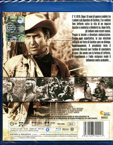 L' amante indiana di Delmer Daves - Blu-ray - 2