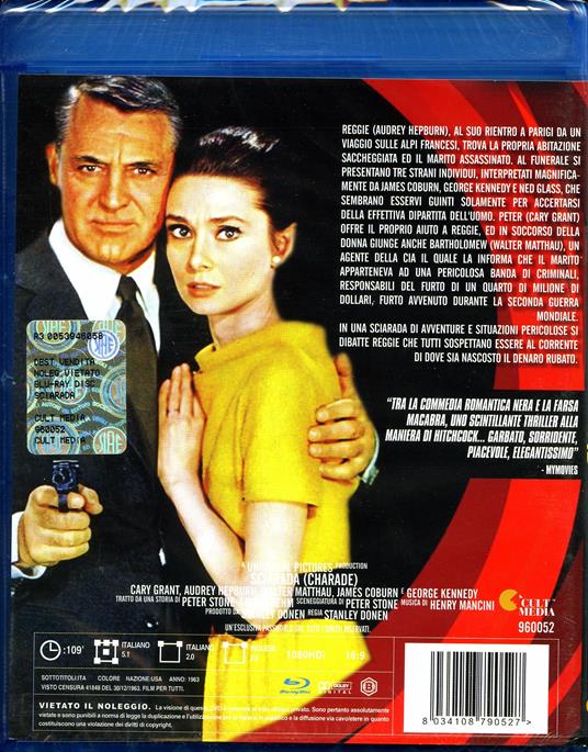 Sciarada di Stanley Donen - Blu-ray - 2