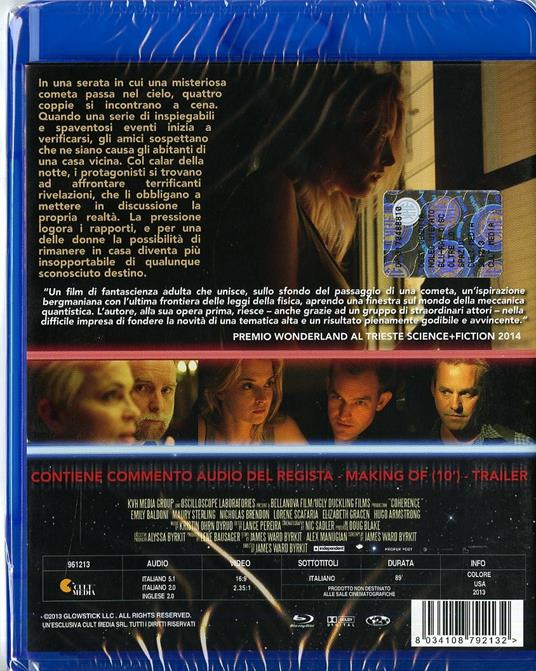 Coherence. Oltre lo spazio tempo di James Ward Byrkit - Blu-ray - 2