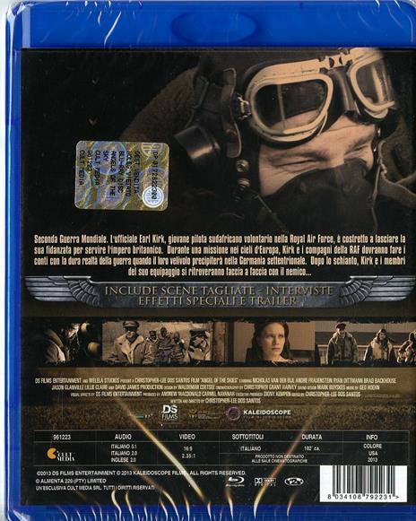 Angel Of The Skies. Battaglia nei cieli - Blu-ray - Film di Christopher-Lee  dos Santos Drammatico