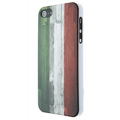 Custodia Wooden Italian Flag iPhone 5