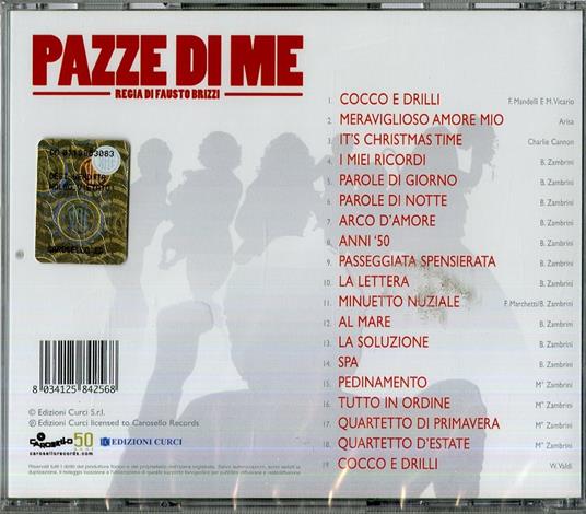 Pazze di Me (Colonna sonora) - CD Audio di Bruno Zambrini - 2