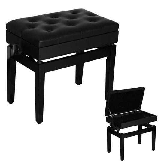 HomCom Sgabello panchetta panchina sedia per pianoforte con vano - Homcom -  Idee regalo | IBS