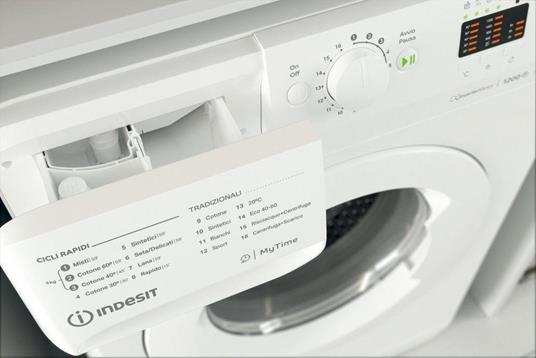 Indesit MTWA 91283 W IT lavatrice Libera installazione Caricamento frontale  9 kg 1200 Giri/min D Bianco - Indesit - Casa e Cucina | IBS