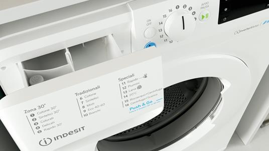 Indesit BWE 71285X W IT lavatrice Caricamento frontale 7 kg 1200 Giri/min B  Bianco - Indesit - Casa e Cucina | IBS