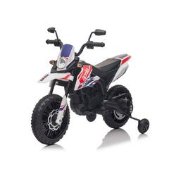 Moto Elettrica Per Bambini  Aprilia Rx-125 Motocross 12v Bianca