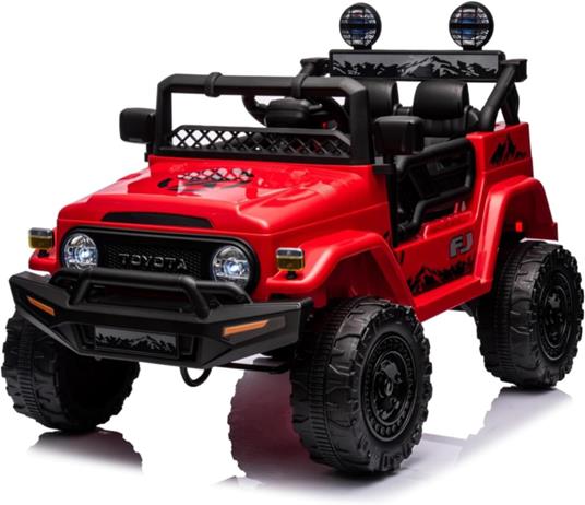 Auto Elettrica per Bambini Toyota Cruiser Rosso