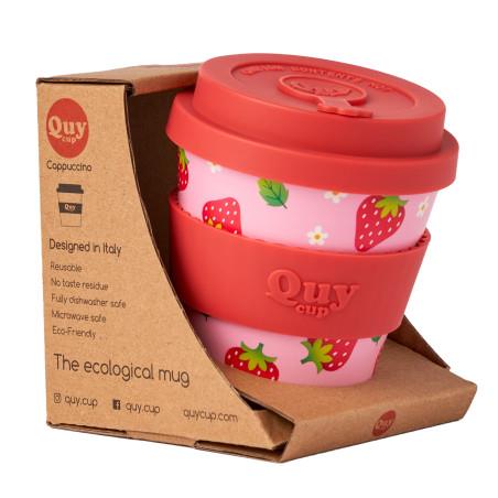 Tazza Cappuccino 230 ml Strawberry in RPET