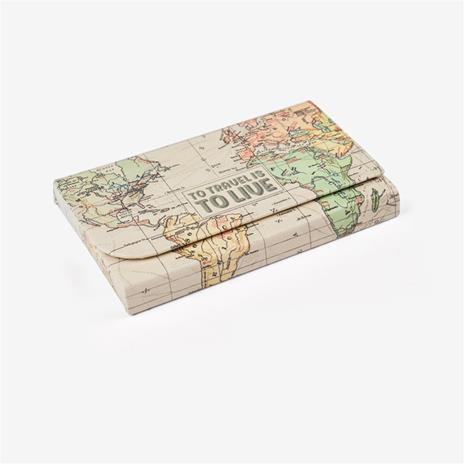 Porta carte di credito carta geografica Legami, Nice To Meet Card Holder Travel