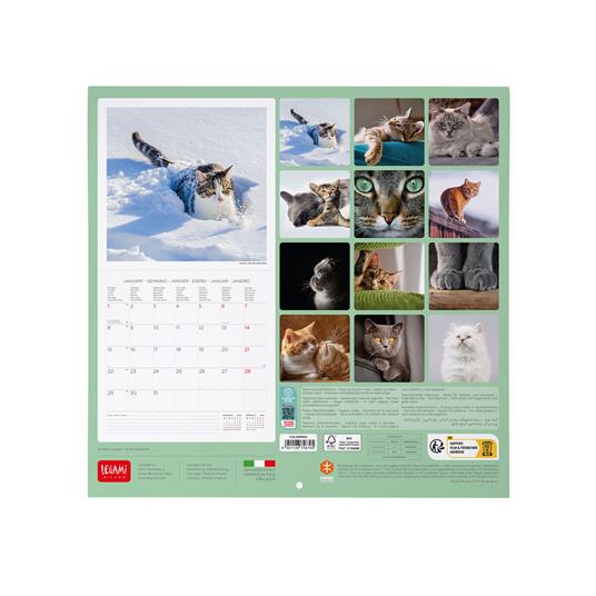 Calendario 2024, da parete, 30 x 29 cm CATS - 3