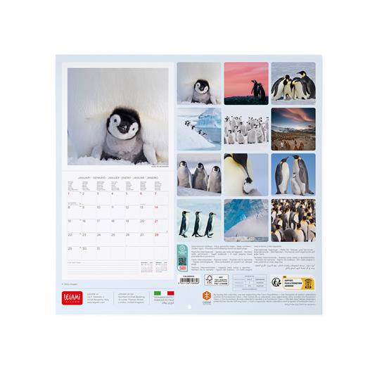 Calendario 2024 da parete 30 x 29 cm PENGUINS