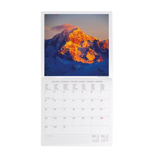 Calendario 2024, da parete, 30 x 29 cm MOUNTAINS - Legami - Cartoleria e  scuola | IBS