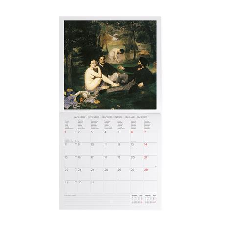 Calendario 2024, da parete, 30 x 29 cm IMPRESSIONISTS - 2