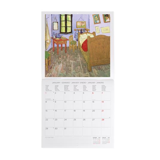 Calendario 2024, da parete, 30 x 29 cm VINCENT VAN GOGH - 2