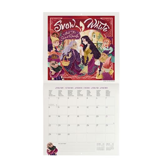 Calendario 2024, da parete, carta non patinata - 30 x 29 cm ONCE UPON A  TIME - Legami - Cartoleria e scuola