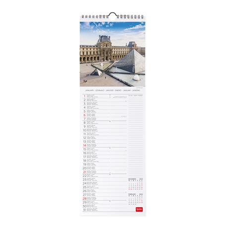 Calendario 2024, da parete, 16 x 49 cm PARIS - 2