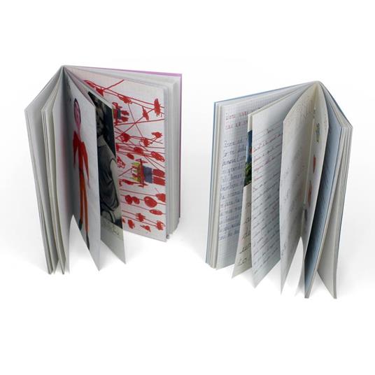 Arbos Kit 2 Quaderni Aperti Anni 60, 15x21 cm, 64 Pagine Bianche, Carta Riciclata 80gr con Inserto - 3