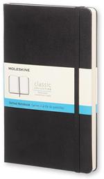 Taccuino Moleskine large puntinato copertina rigida nero. Black