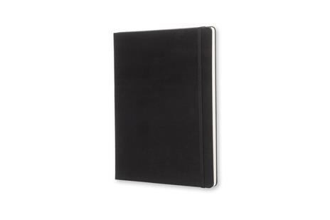 Taccuino Moleskine XL a pagine bianche copertina rigida nero. Black - 2