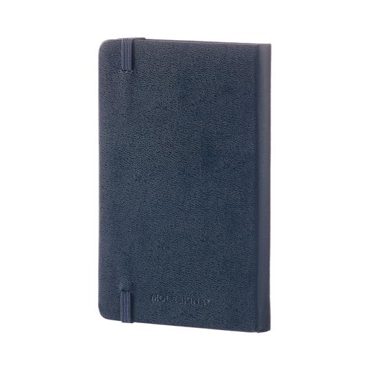 Taccuino Moleskine pocket a pagine bianche copertina rigida blu. Sapphire Blue - 6