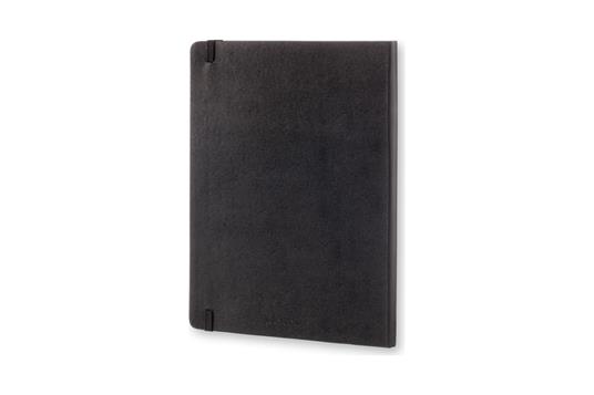 Taccuino Moleskine XL a quadretti copertina rigida nero. Black - 6