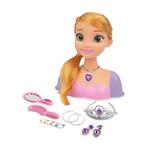 Princess Styling Head Raperonzolo, Testa da Acconciare con Accessori